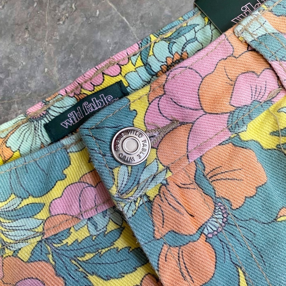 Wild Fable High Rise Cheeky Floral Short - Picture 3 of 11